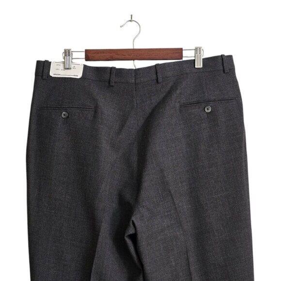 Kilgour French Stanbury NWT Gray Wool Untailored Dress Pants Sz 38R - Picture 3 of 10
